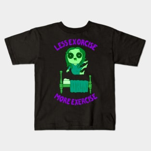 Less Exorcise More Exercise - Halloween Kids T-Shirt